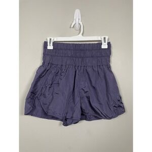 Free People Movement The Way Home Active Shorts in Purple Size Large Athleisure